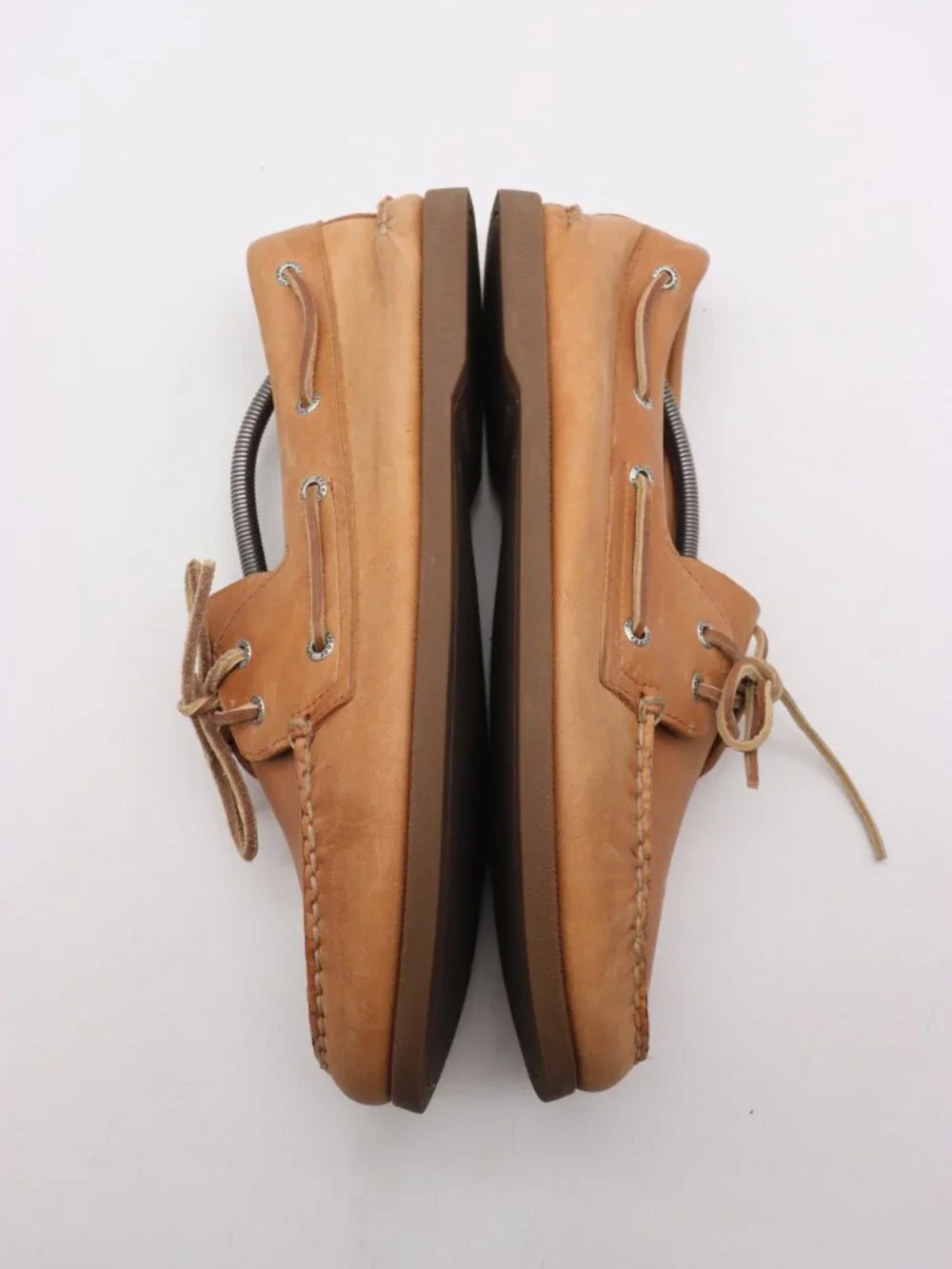 Sperry Boat Shoes Men's Size 13 XW Brown Leather 2 Eye Casual Shoes Lace Up
